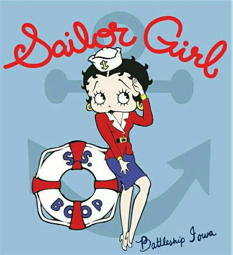 Betty Boop Sailor Boat Decals Betty Boop Art Betty Boop Pictures