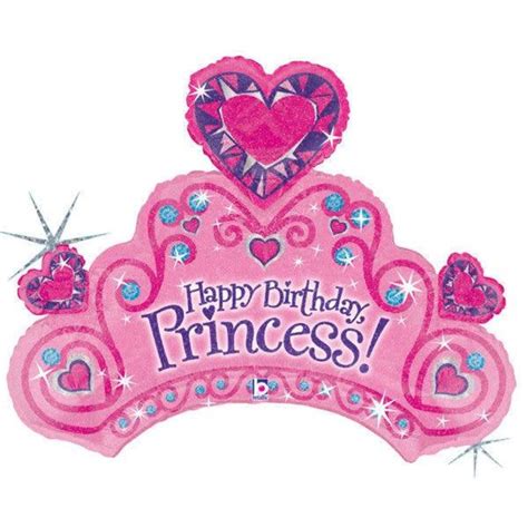 Happy Birthday Princess Balloon 34 180 Pop Party Supply