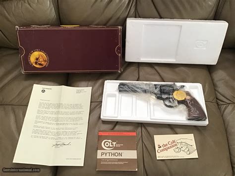 Colt Python 357 Magnum 6 Royal Blue Mfg 1981 New Unfired In The