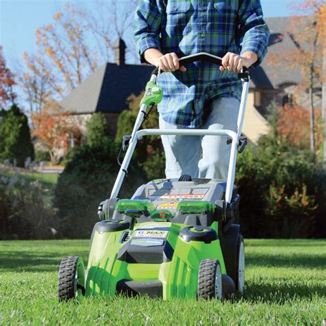 Greenworks G Max 40v Dual Blade Cordless Lawn Mower — 20in Deck Model