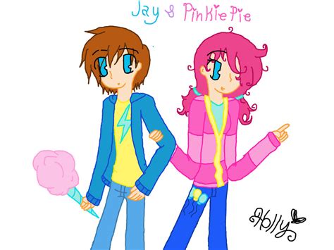 Ninjagofriendship Is Magic Jay And Pinkie Pie By Strawberrybunny4341