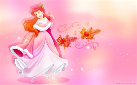 Holiday Princess - Ariel - Disney Princess Wallpaper (37918622) - Fanpop