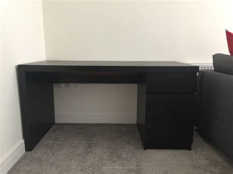 A couple years old but still great condition, sturdy. IKEA Malm Desk black/brown £70 | in Harbourside, Bristol ...