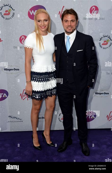Stan Wawrinka And Donna Vekic Attending The Wta Pre Wimbledon Party At