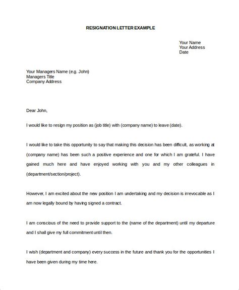resignation letter template word bravebtr
