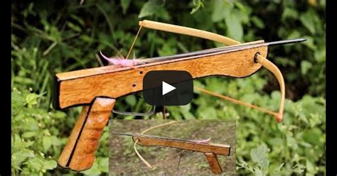 Making mini power crossbow metallic crossbow metallic, by recycling materials. How to Make a Mini Cross Bow at Home . in 2020 (With images) | Crossbow, Diy, How to make