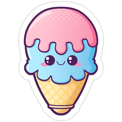 The pnghut database contains over 10 million handpicked free to download transparent png images. "Kawaii Ice-Cream" Stickers by pai-thagoras | Redbubble