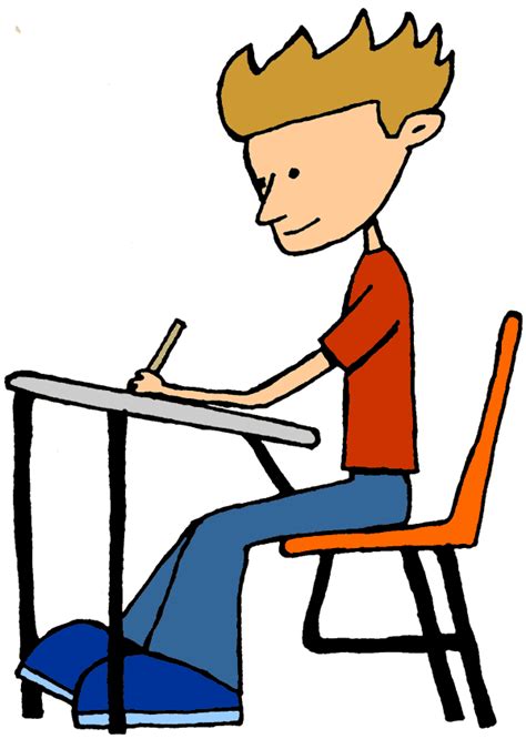 Free Student Sitting At Desk Clipart Download Free Student Sitting At