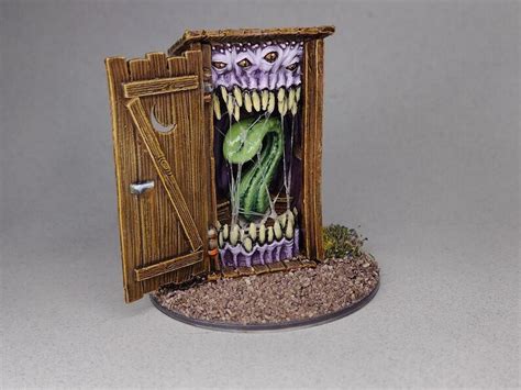 Pro Painted Nolzurs Wizkids Giant Mimic Outhouse Monster Etsy
