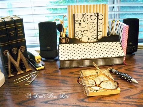 More information for a truly modern, minimalist look, select a crisp white or black reception desk from our online catalog. A Stroll Thru Life: Kate Spade Inspired Desk Accessories