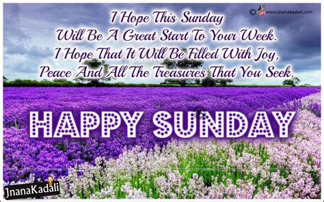Happy Sunday Quotations Messages In English Inspirational Sunday Status