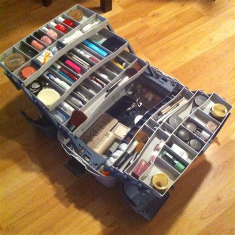 23 Tackle Box Used As A Make Up Organizer Makeup Box Makeup Storage