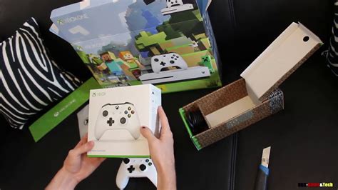 Unboxing Xbox One S Minecraft Edition Youtube