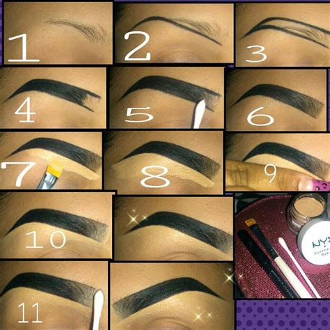 But yes, i do my brows with eyeshadow. Steps to the perfect looking brows! | How To Draw Eyebrows ...