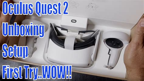 Oculus Quest Unboxing Setup First Time Quest User Youtube
