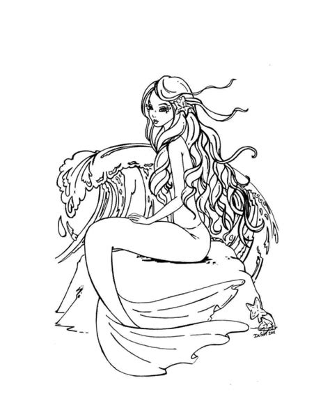Mermaid adventures is a reboot of h2o: 30 Stunning Mermaid Coloring Pages