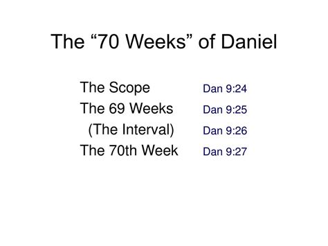 Ppt The Seventy Sevens Of Israel Daniel 924 27 Powerpoint