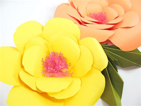 hibiscus giant paper flower tutorial