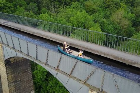 2023 Canoe Trip Over The Pontcysyllte Aqueduct Provided By Tnr