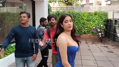 janhvi kapoor mouthwatering cleavage tight ass panty show for her good luck cherry