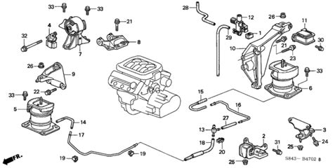 2004 Honda Accord V6 Engine Part Diagram