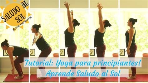 Yoga Saludo al Sol paso a paso Video en Español Principiantes YouTube