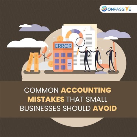 Top Accounting Mistakes That Small Business Should Avoid Onpassive