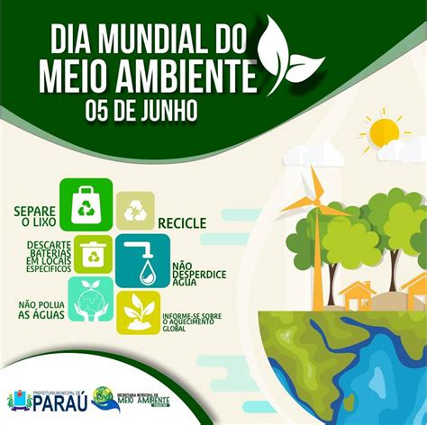 O dia mundial do meio ambiente 2021 testemunhará o lançamento da década das nações unidas da restauração de ecossistemas. Prefeitura de Paraú - Prefeitura realiza evento neste 05 ...