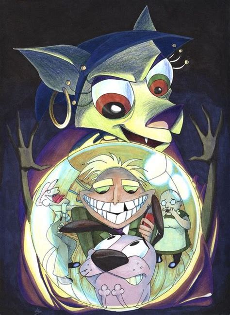 Pin By Nolan Scott On Courage The Cowardly Dog Cartoon Posters