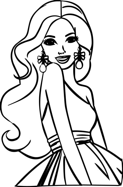 46 Barbie Coloring Pages Games Free Online Png