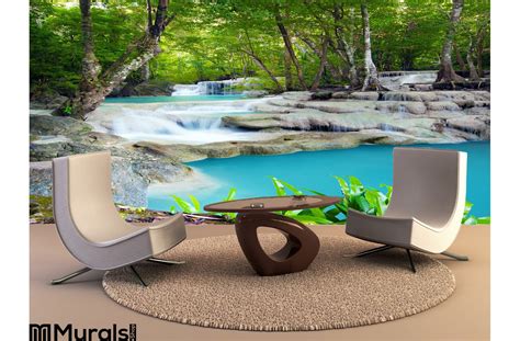 Waterfall Tropical Forest Wall Mural