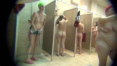 Hidden Camera In The Female Showers Spy On Real Naked Girls