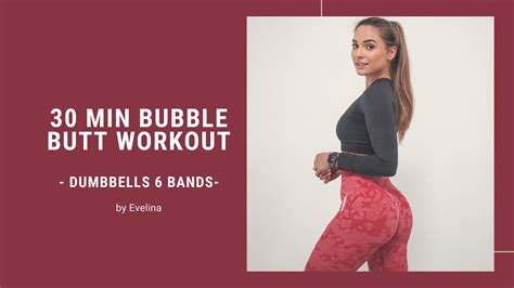 30 Min Bubble Butt Workout Workout By Evelina Youtube