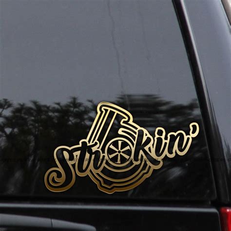 turbo strokin diesel decal sticker car truck 4x4 rollin coal window laptop etsy