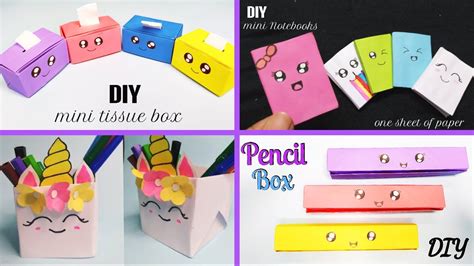 4 Easy Craft Ideas School Craft Idea Diy Craft School Hacks