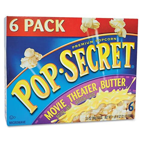 Pop Secret Microwave Popcorn Movie Theater Butter 12 Bags