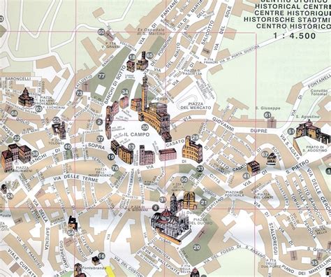 Stadsplattegrond Siena Global Map 9788833031453 Reisboekwinkel De