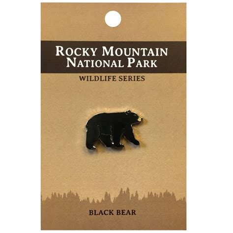 Pin Rmnp North American Wildlife Series Black Bear Rocky Mountain