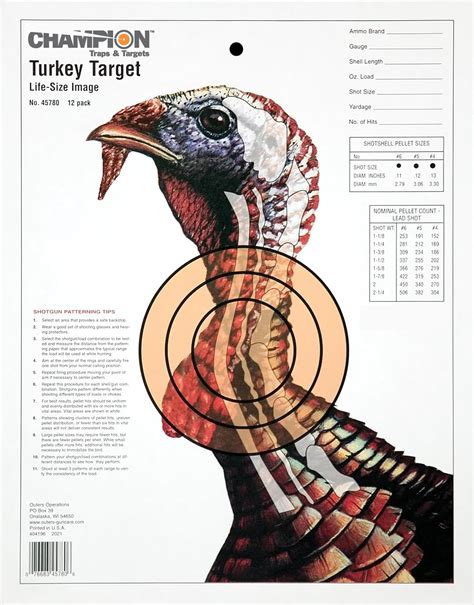 Turkey Targets Printable Галерија слика