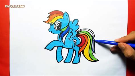 Vẽ Pony Và Những Người Bạn How To Draw My Little Pony Step By Step