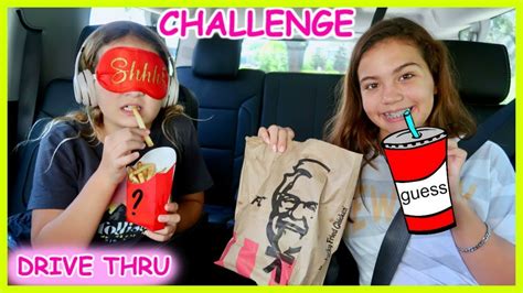 guess the drive thru challenge sister forever youtube