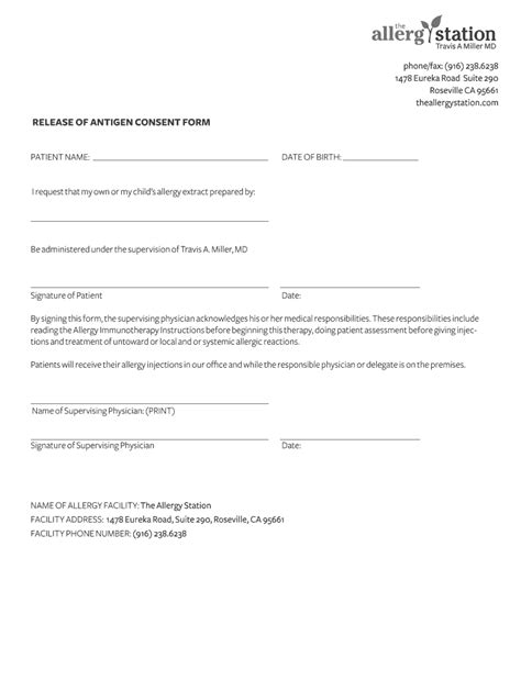 Antigen Consent Form Fill Online Printable Fillable Blank Pdffiller