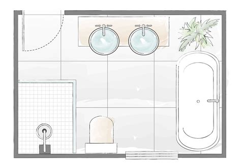 Bathroom Layout Plans For Small And Large Rooms