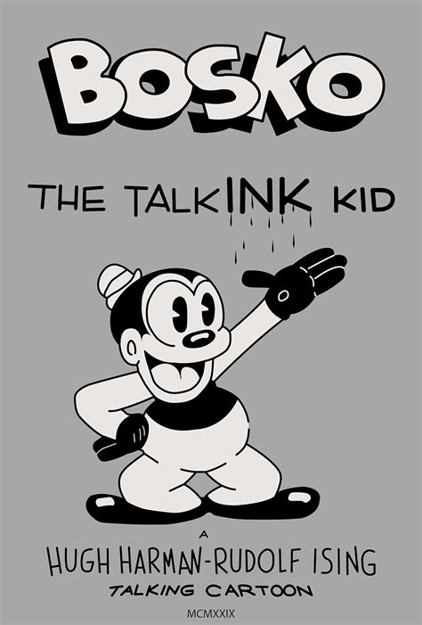Bosko The Talk Ink Kid 1929