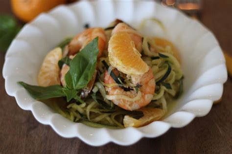 You're shrimp will be ready in less than 5 minutes! Cold Citrus Shrimp Zoodle Bowl - PaleOMG | Recipe | Paleo ...