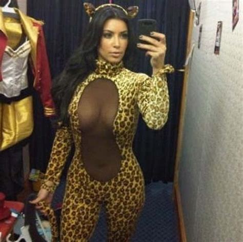 Kim Kardashian Slutty Leopard Halloween Costume