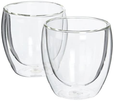 bodum pavina glass double wall insulated glasses clear 8 ounces each set of 2 ebay