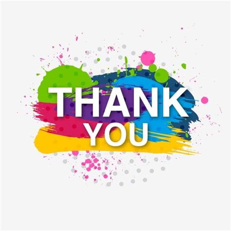 Thank You Invitation Vector Hd Png Images Decorative Colorful Thank