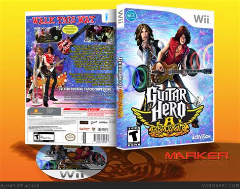 Guitar Hero Aerosmith Wii Box Art Cover By Marker