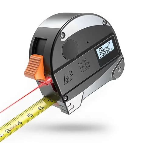 2 In 1 30m Laser Rangefinder Digital Tape Measure Rechargeable Distance